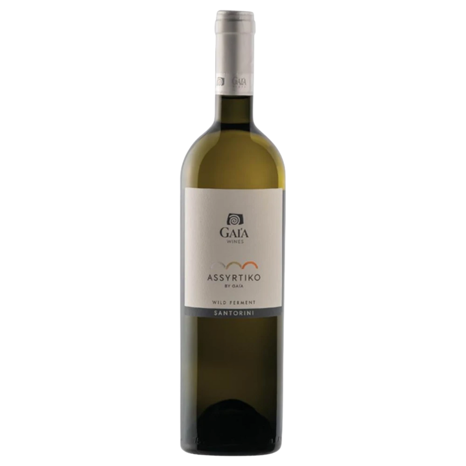 A bottle of Gaia Assyrtiko Wild Ferment 2025 750ml White Wine