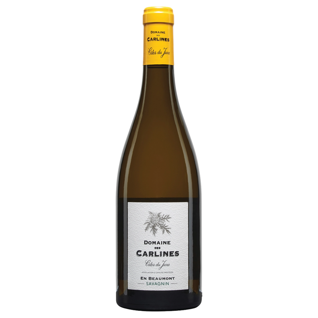 A bottle of Domaine des Carlines En Beaumont Savagnin 2023 750ml White Wine