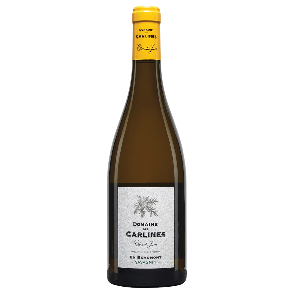A bottle of Domaine des Carlines En Beaumont Savagnin 2023 750ml White Wine