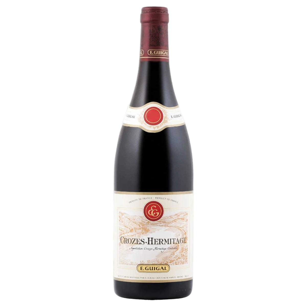 A bottle of Guigal Crozes Hermitage Rouge 2022 750ml Red Wine