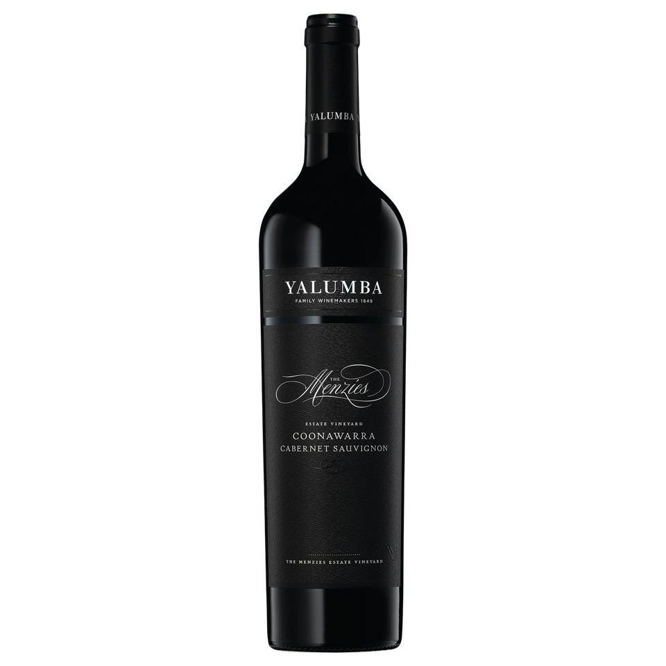 A bottle of Yalumba The Menzies Cabernet Sauvignon 2024 750ml Red Wine