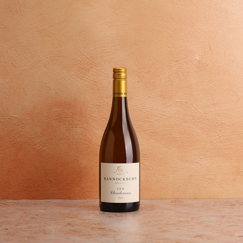 A bottle of Bannockburn S.R.H. Chardonnay 2025 750ml White Wine