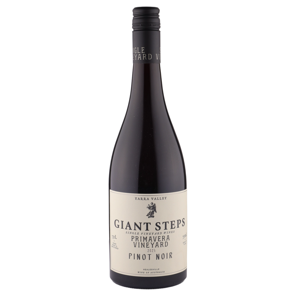 A bottle of Giant Steps Primavera Vineyard Pinot Noir 2025 750ml Red Wine