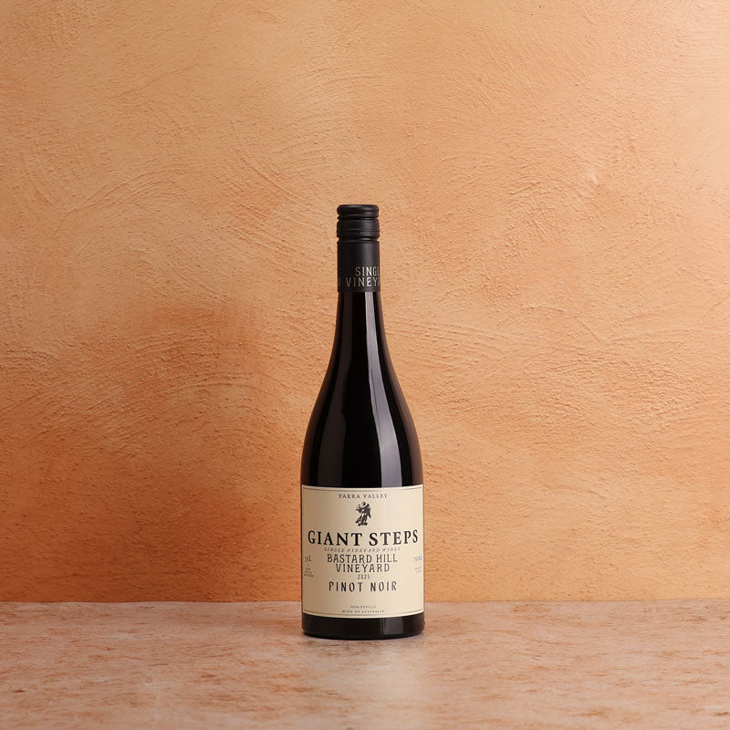 A bottle of Giant Steps Bastard Hill Pinot Noir 2025 750ml Red Wine