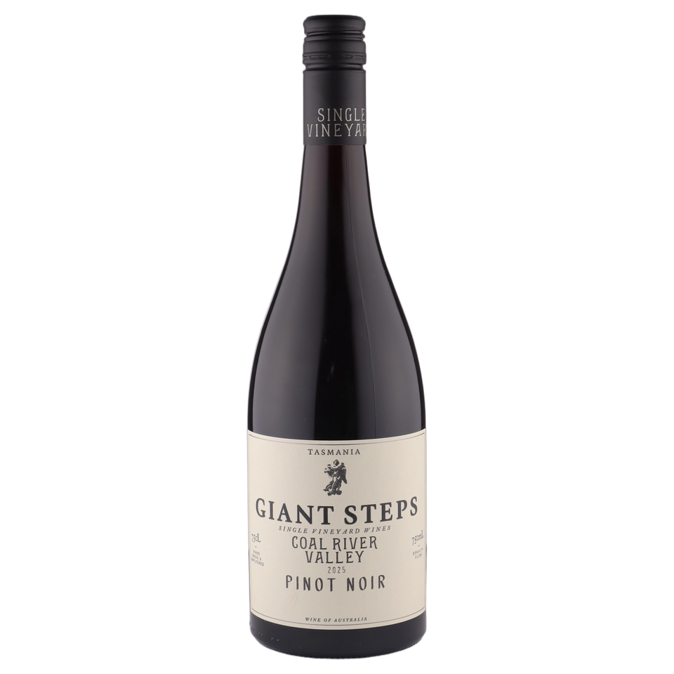 A bottle of Giant Steps Coal River Pinot Noir 2025 750ml Red Wine
