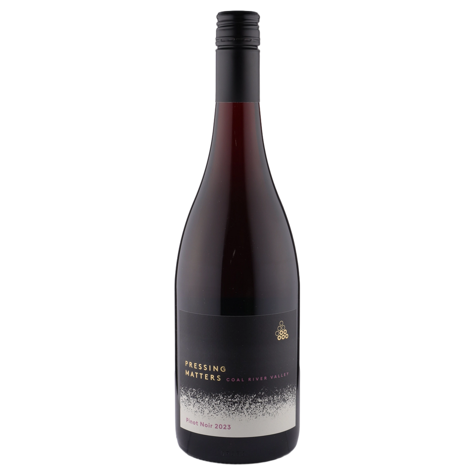 A bottle of Pressing Matters Pinot Noir 2023 (Mystery) 750ml Red Wine