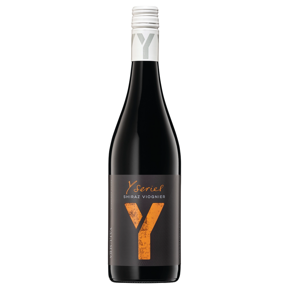 A bottle of Y Series Shiraz Viognier 2023 750ml Red Wine