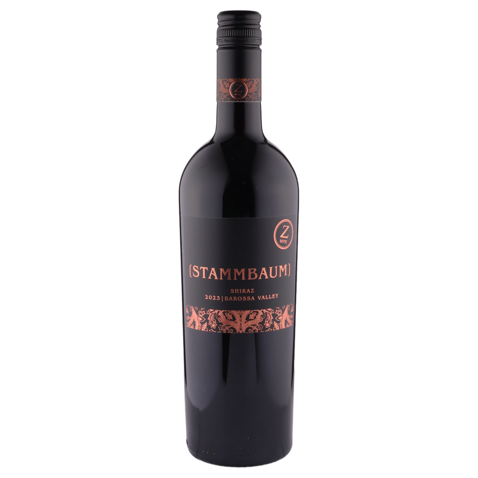 A bottle of Z Wine STAMMBAUM  Shiraz 2023 750ml Red Wine