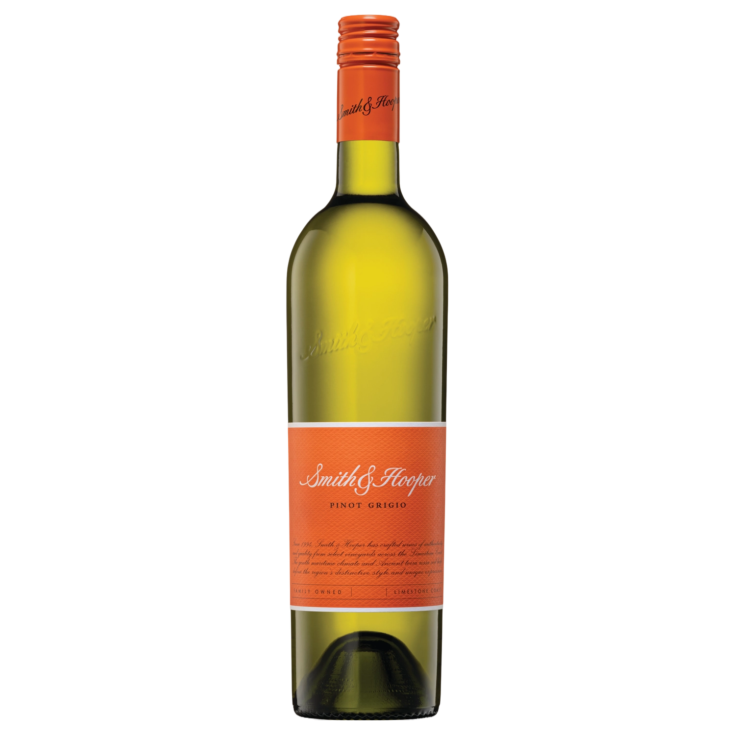 A bottle of Smith & Hooper Pinot Grigio 2026 750ml White Wine