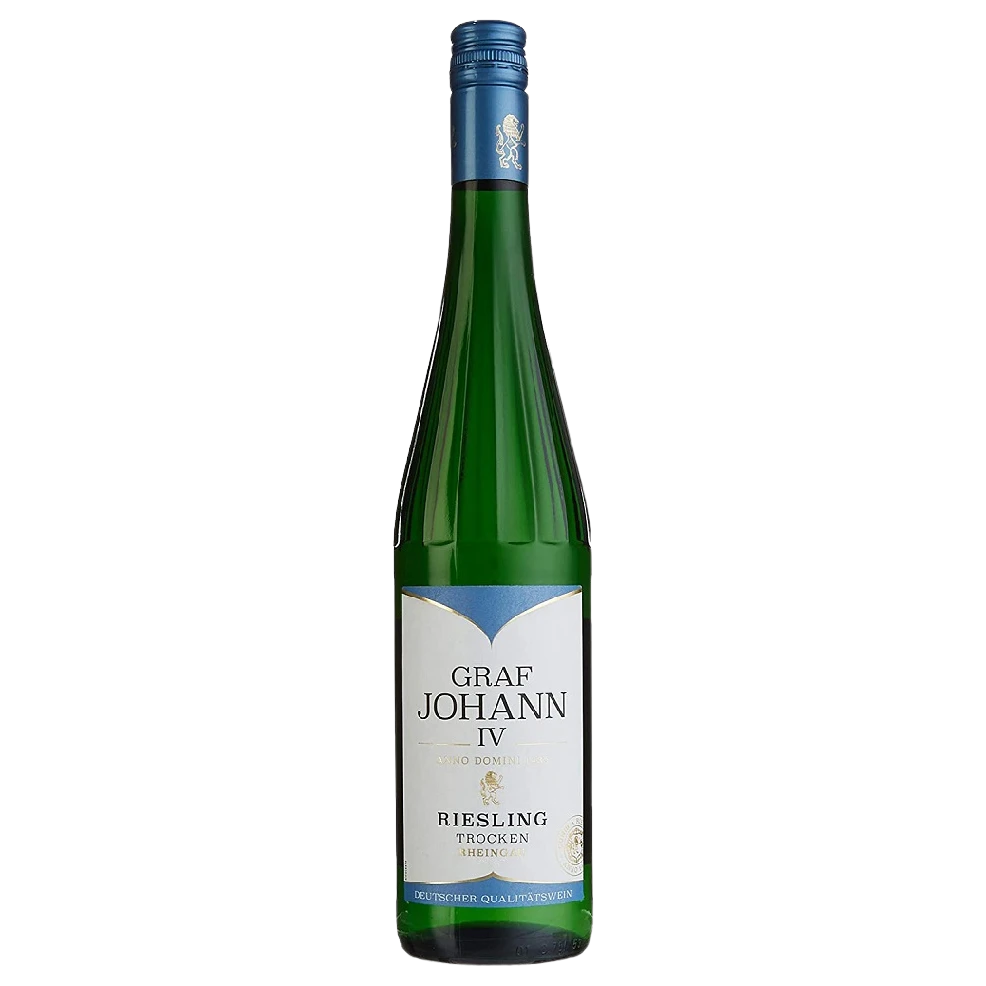 A bottle of Graf Johann IV Riesling Trocken 2024 750ml White Wine