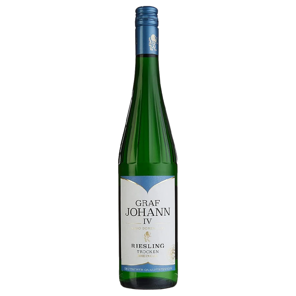 A bottle of Graf Johann IV Riesling Trocken 2024 750ml White Wine