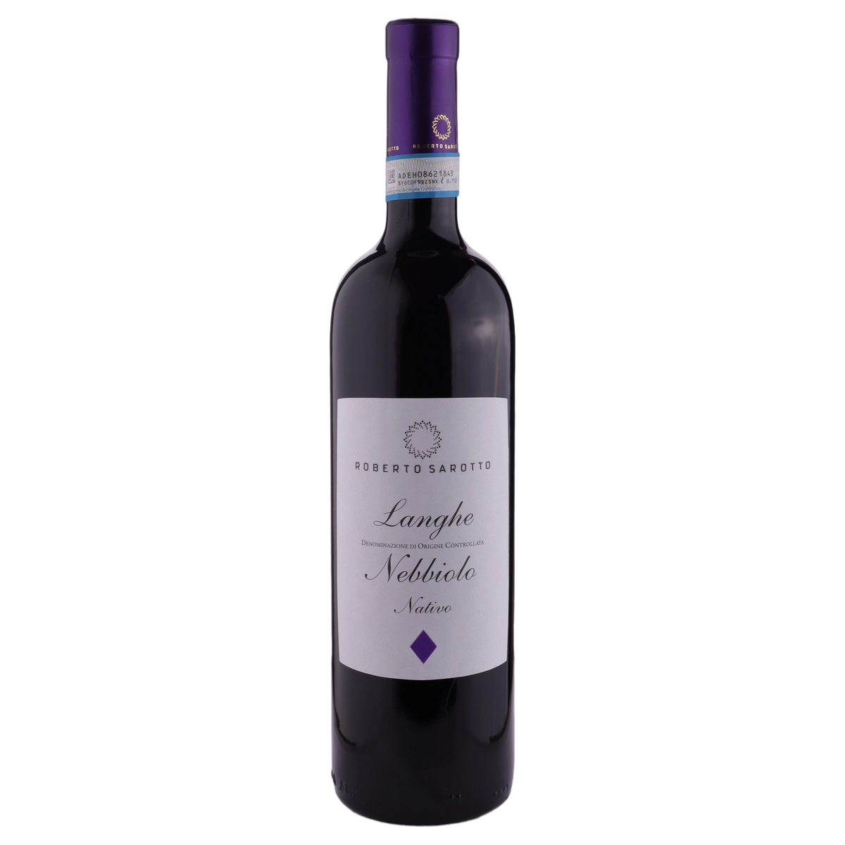 A bottle of Robert Sarotto Langhe Nebbiolo 2024 750ml Red Wine