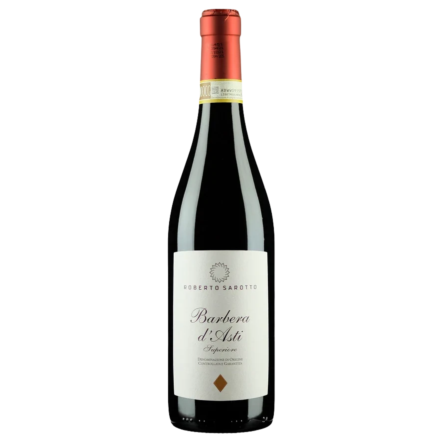 A bottle of Robert Sarotto Barbera D'Asti Superior 2024 750ml Red Wine