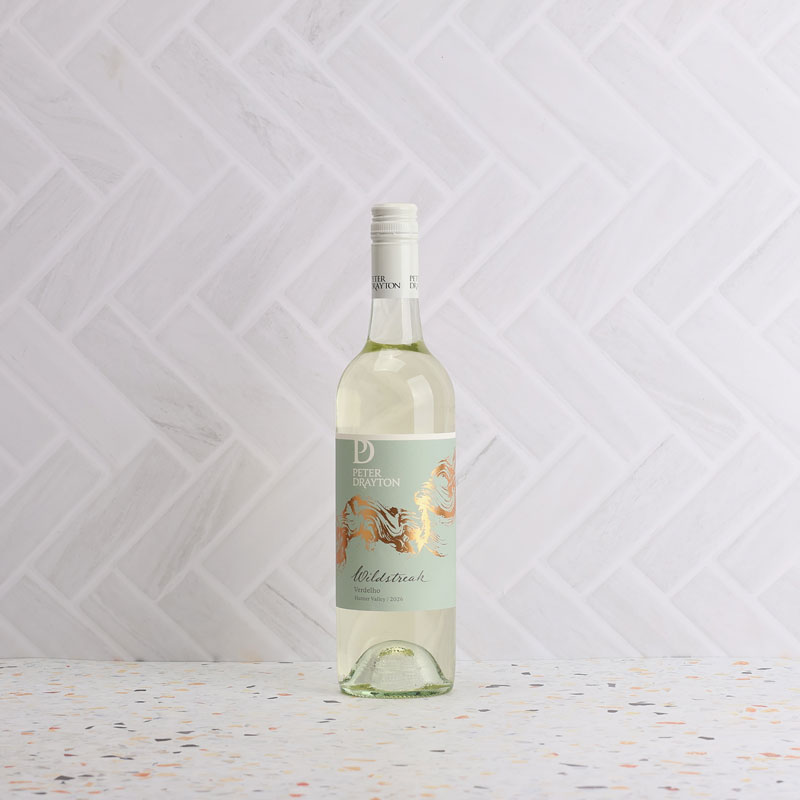 A bottle of Peter Drayton Wildstreak Verdelho 2026 750ml White Wine