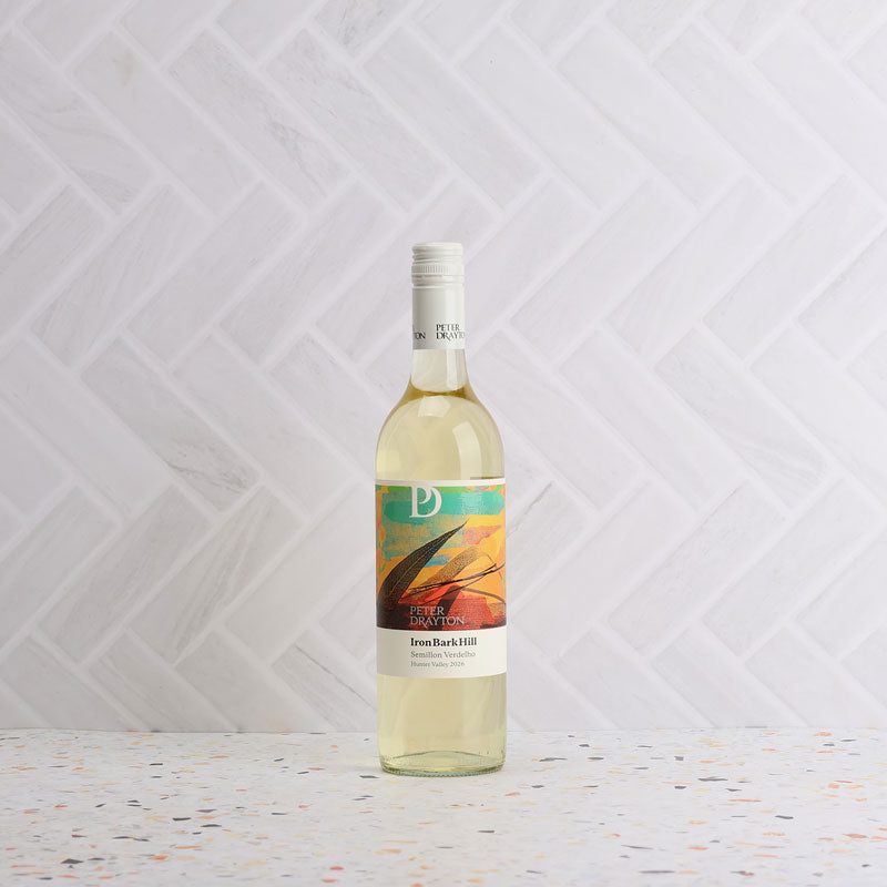 A bottle of Peter Drayton Iron Bark Hill Semillon/Verdehlo 2026 750ml White Wine
