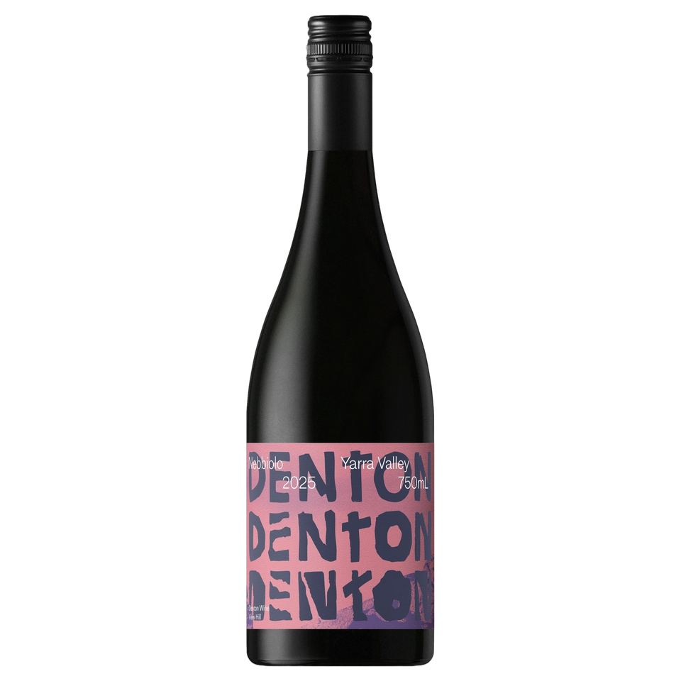 A bottle of Denton View Hill Nebbiolo 2025 750ml Red Wine