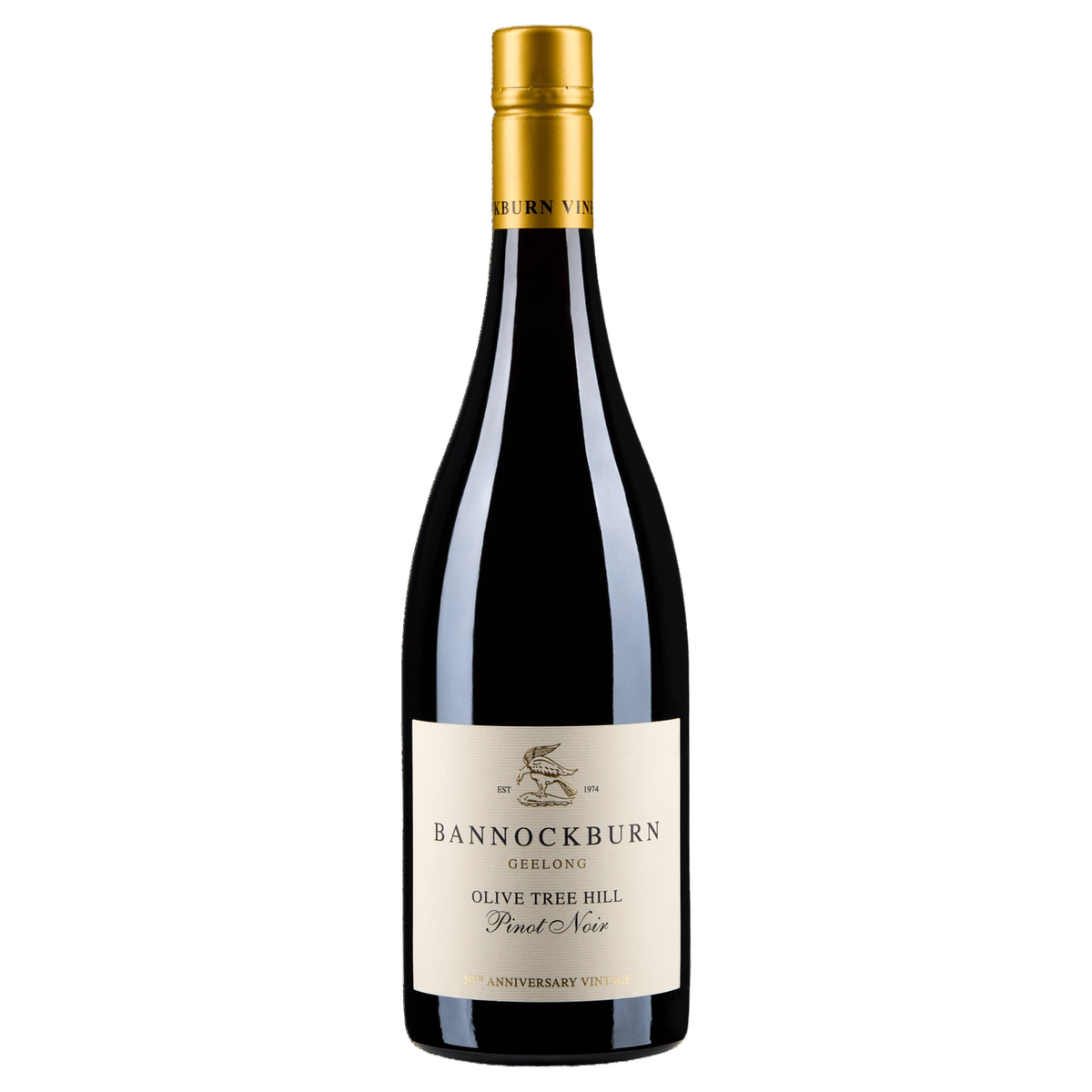 A bottle of Bannockburn Olive Tree Hill Pinot Noir 2025 750ml Red Wine