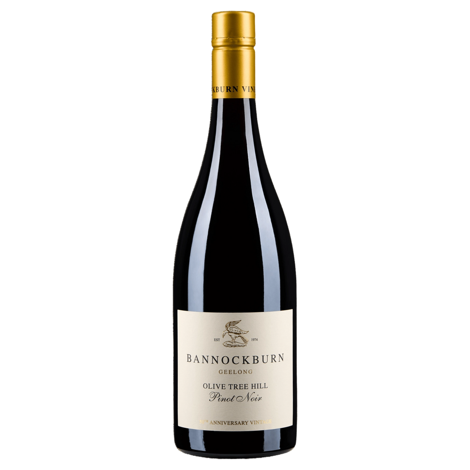 A bottle of Bannockburn Olive Tree Hill Pinot Noir 2025 750ml Red Wine