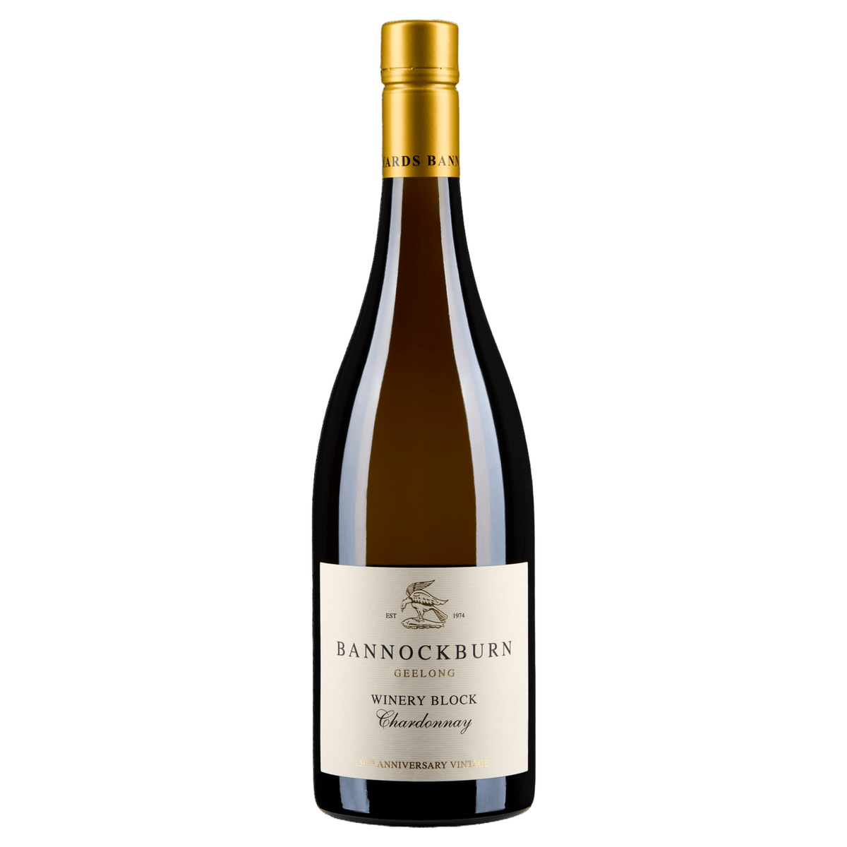 A bottle of Bannockburn Winery Block Chardonnay 2025 750ml White Wine