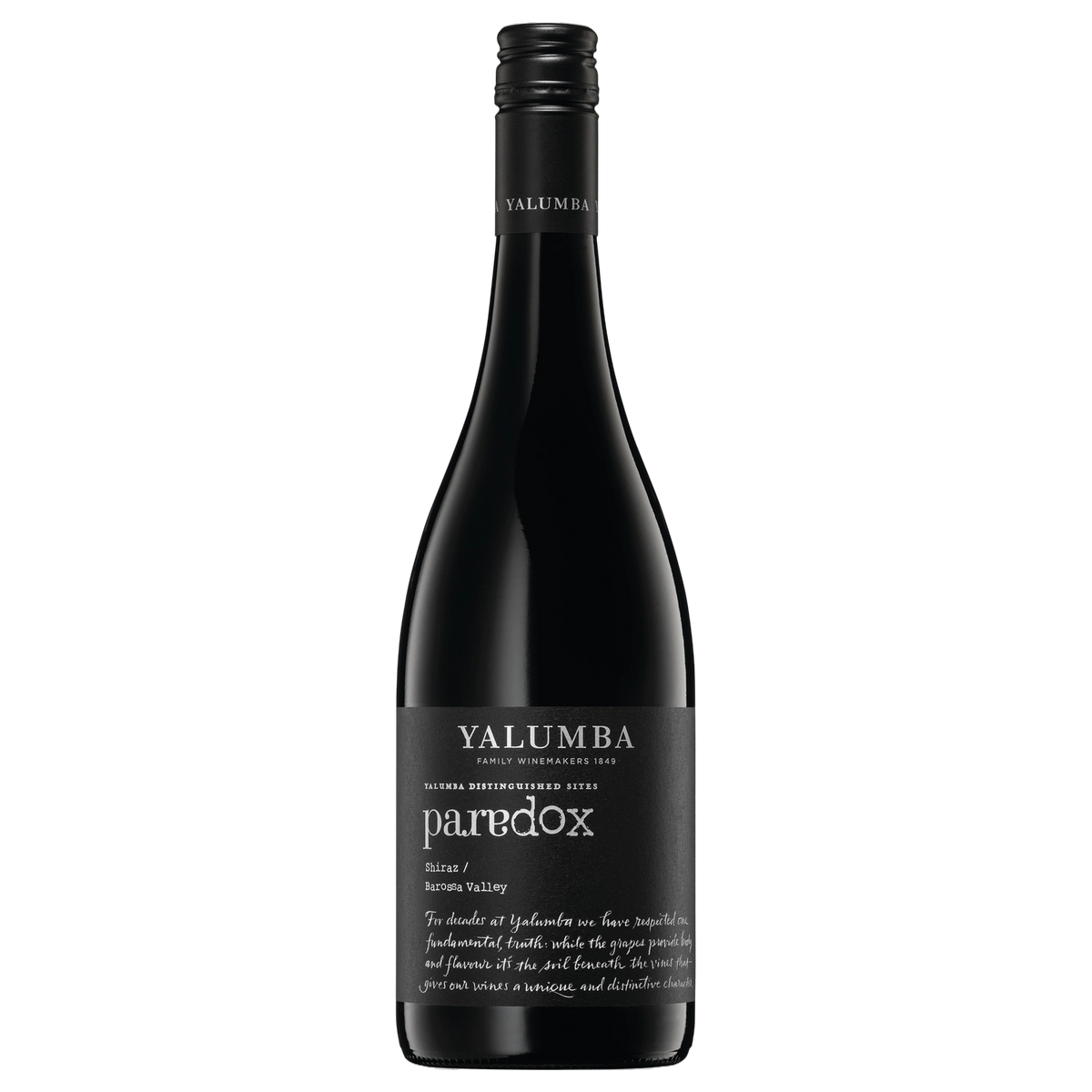 A bottle of Yalumba Paradox Shiraz 2024 750ml Red Wine