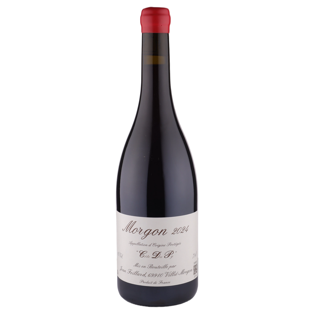 A bottle of Jean Foillard Morgon Cote du Py 2024 750ml Red Wine