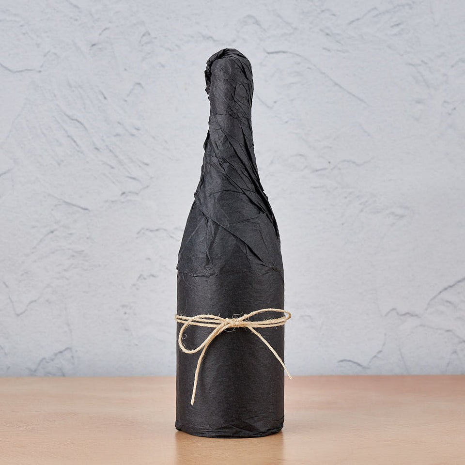 ITM647125 Mystery Single Bottle Burgundy Sloping Shape Transparent