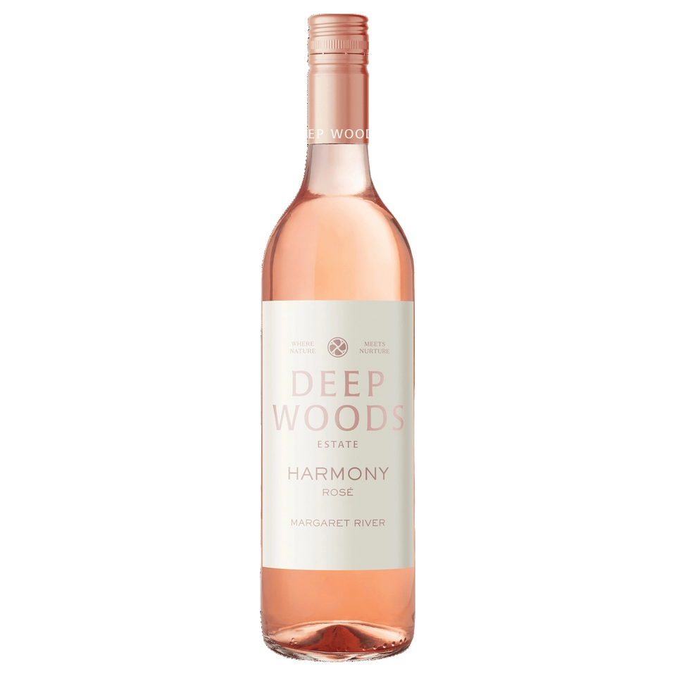 A bottle of Deep Woods Harmony Rose 2025 750ml Rose Wine