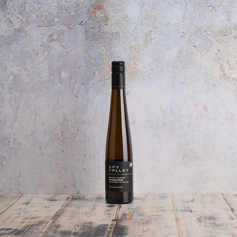 A bottle of Spy Valley Late Harvest Riesling 2022 375ml White Wine