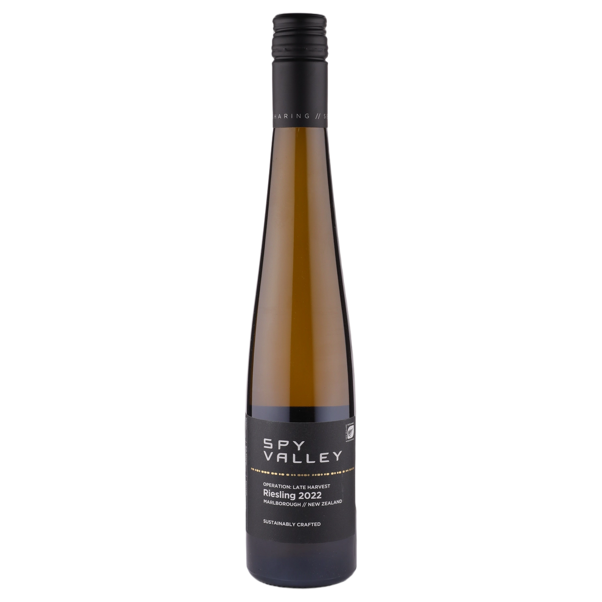 A bottle of Spy Valley Late Harvest Riesling 2022 375ml White Wine