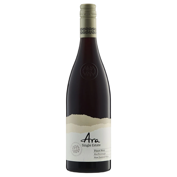 A bottle of ARA Single Estate Pinot Noir 2024 750ml Red Wine
