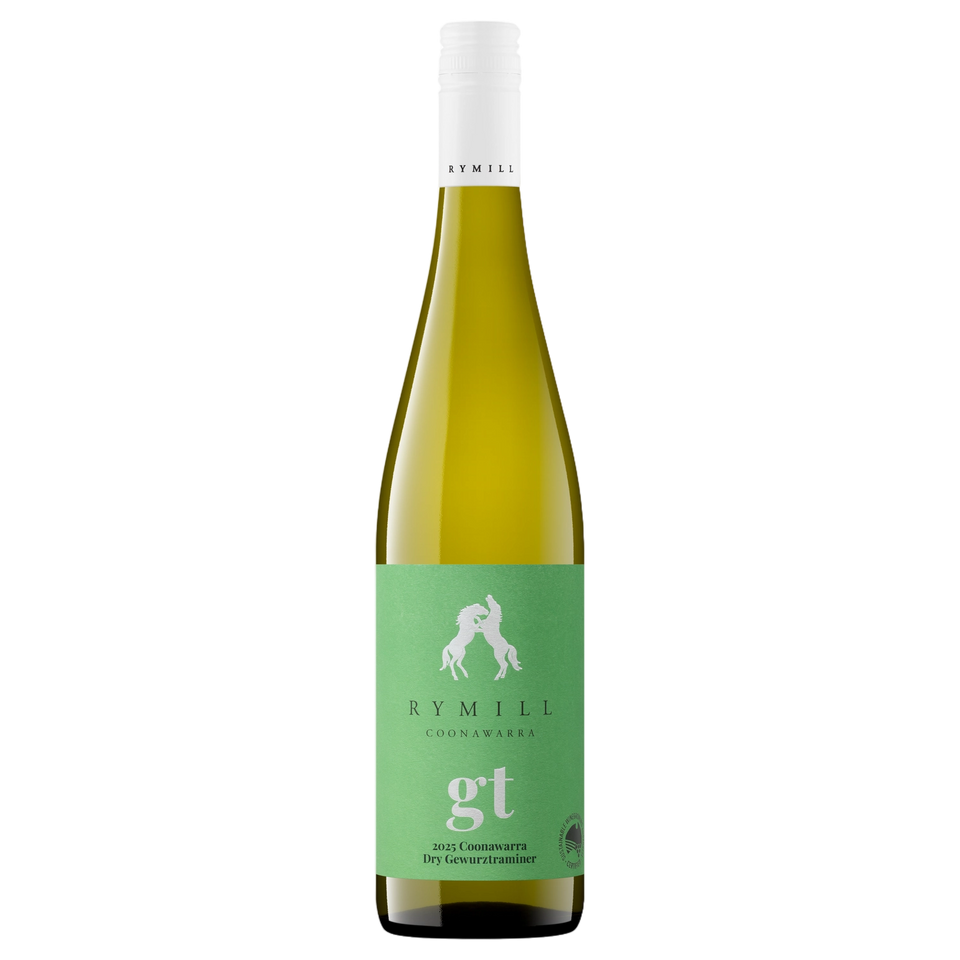 A bottle of Rymill GT Coonawarra Dry Gewurtztraminer 2025 750ml White Wine
