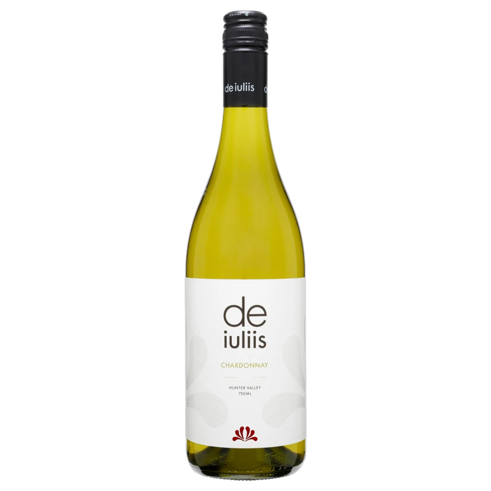 A bottle of De Iuliis Chardonnay 2025 750ml White Wine