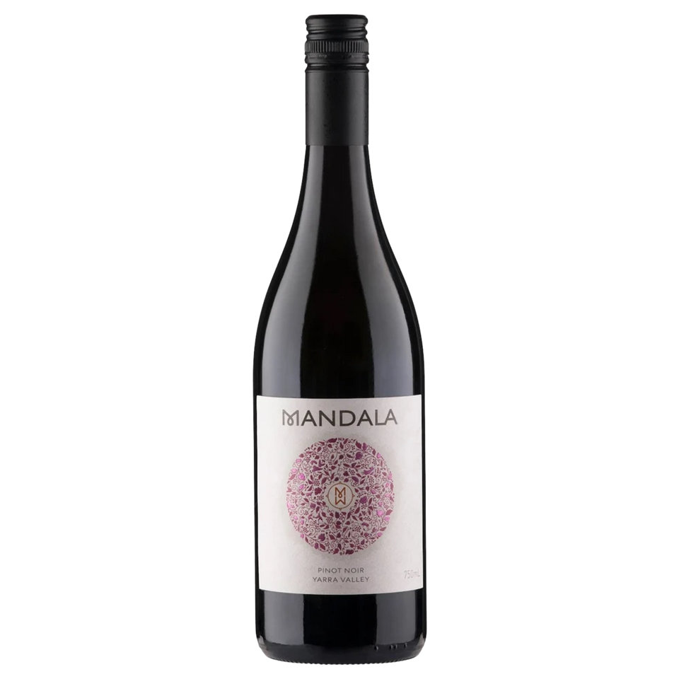 A bottle of Mandala Pinot Noir 2026 750ml Red Wine