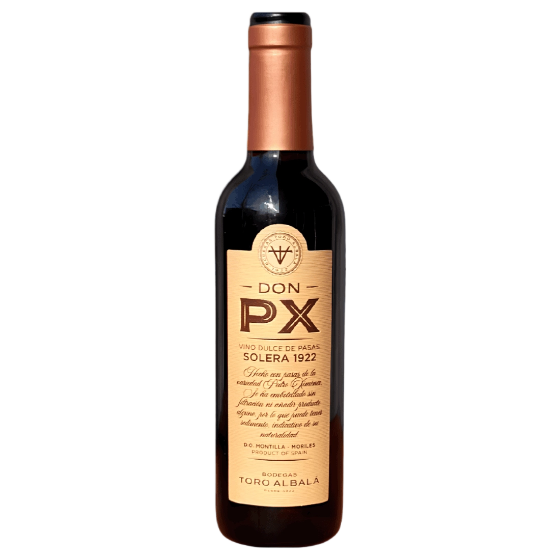 A bottle of Toro Albalá Don PX Solera 1922 () NV 375ml Fortified Wine