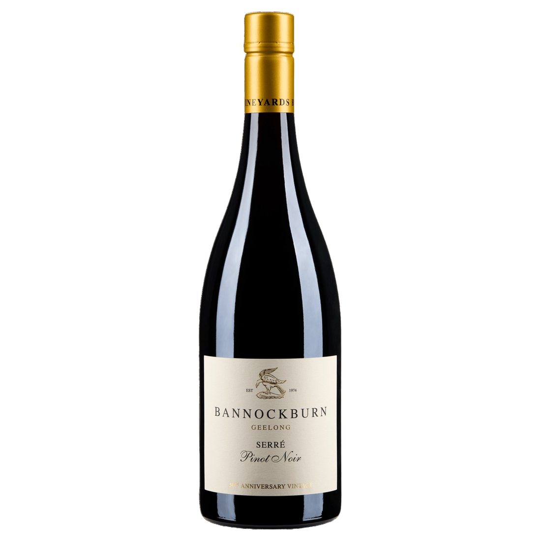 A bottle of Bannockburn Serré Pinot Noir 2025 1500ml Red Wine