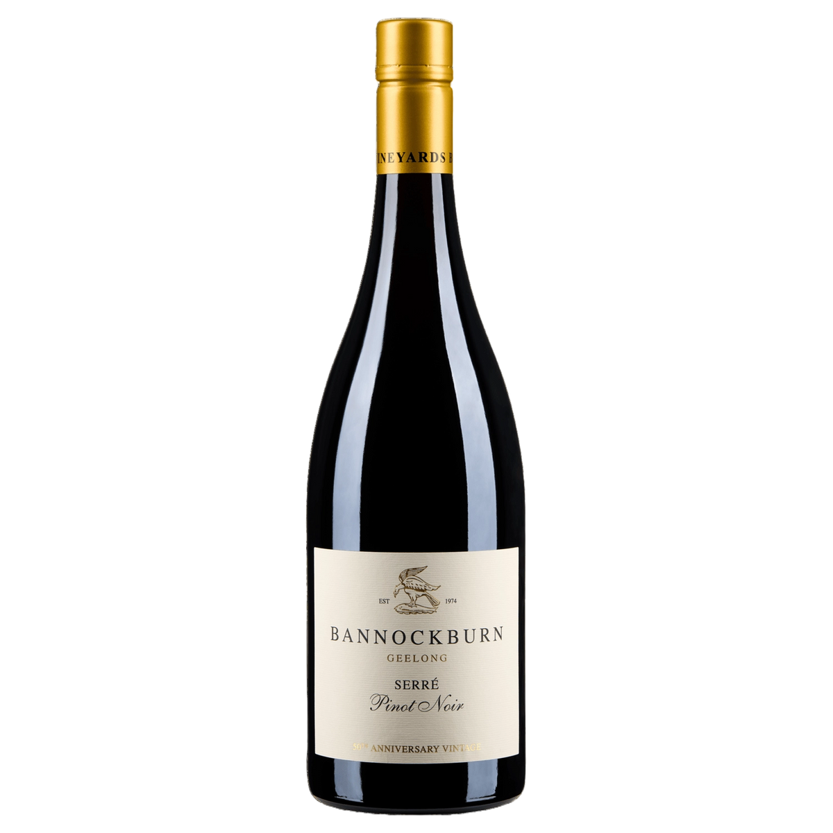 A bottle of Bannockburn Serré Pinot Noir 2025 1500ml Red Wine