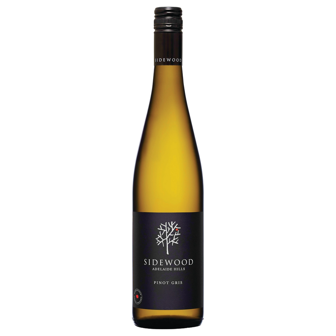 A bottle of Sidewood Estate Pinot Gris 2026 750ml White Wine