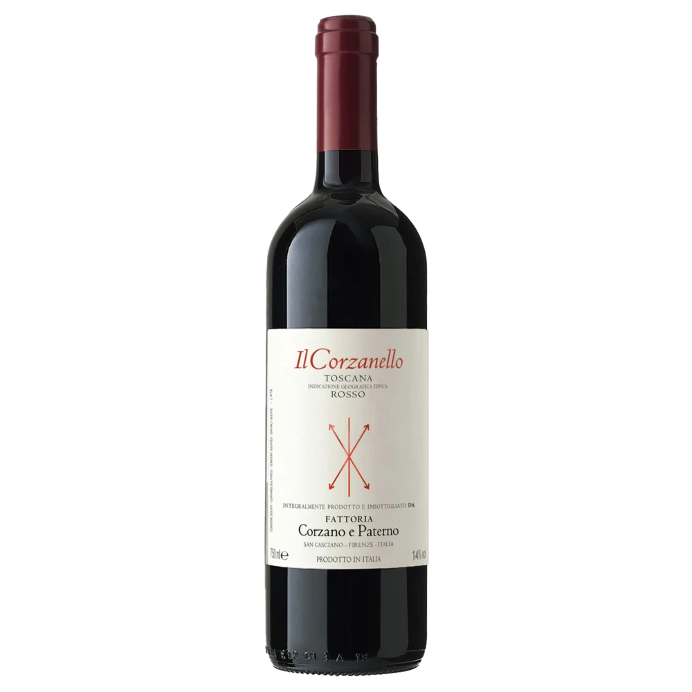 A bottle of Corzano e Paterno Toscana Rosso Il Corzanello 2025 750ml Red Wine
