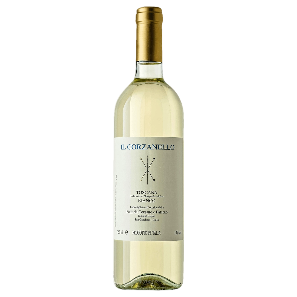 A bottle of Corzano e Paterno Toscana Bianco Il Corzanello 2025 750ml White Wine