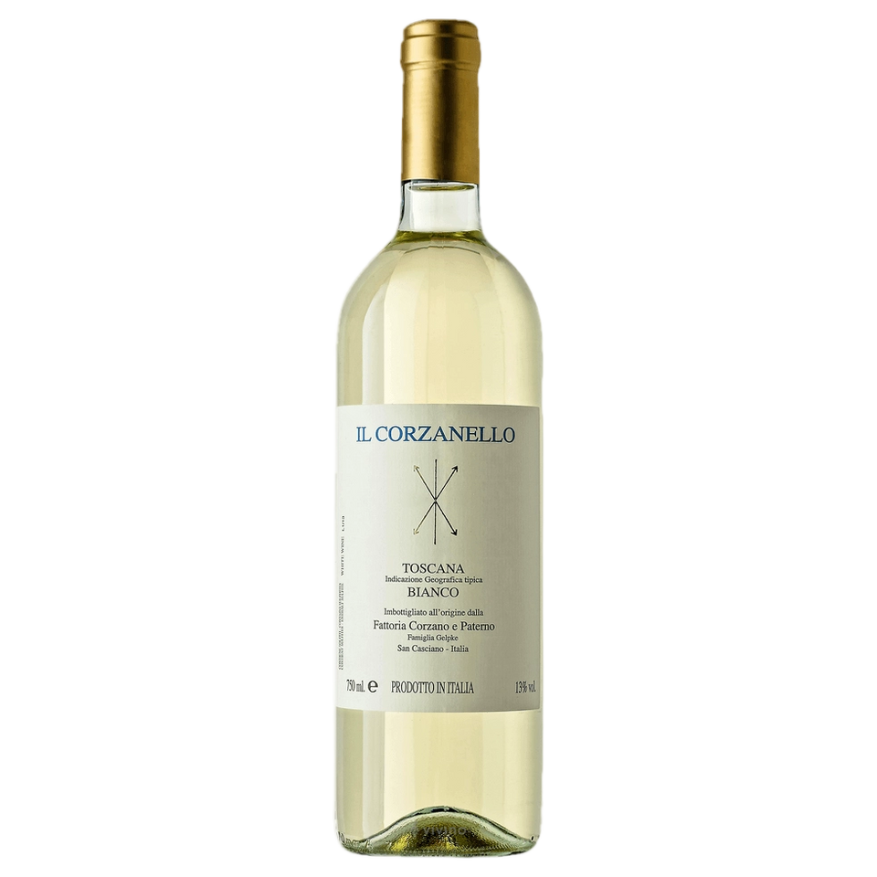 A bottle of Corzano e Paterno Toscana Bianco Il Corzanello 2025 750ml White Wine