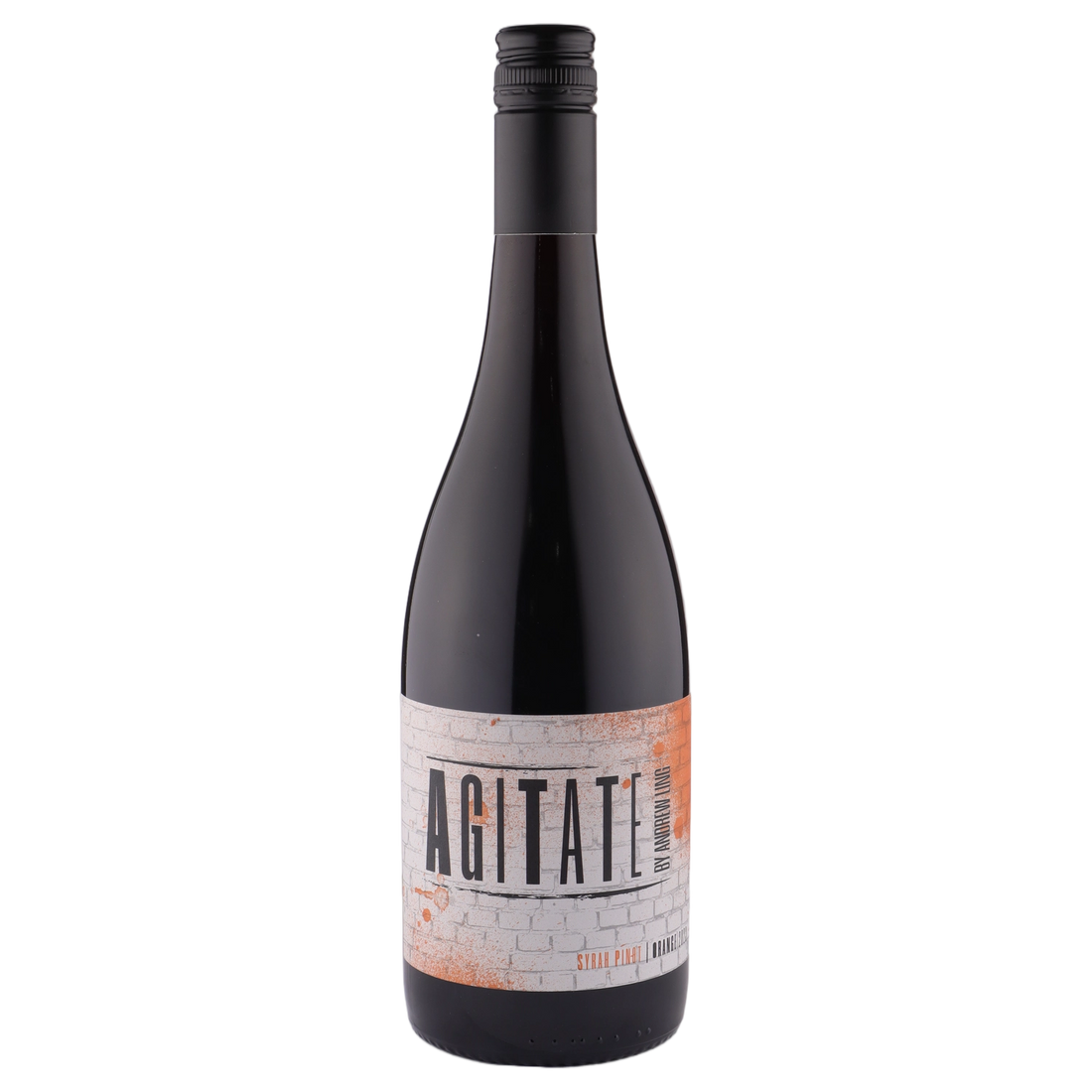 A bottle of Agitate Syrah Pinot 2023 750ml Red Wine