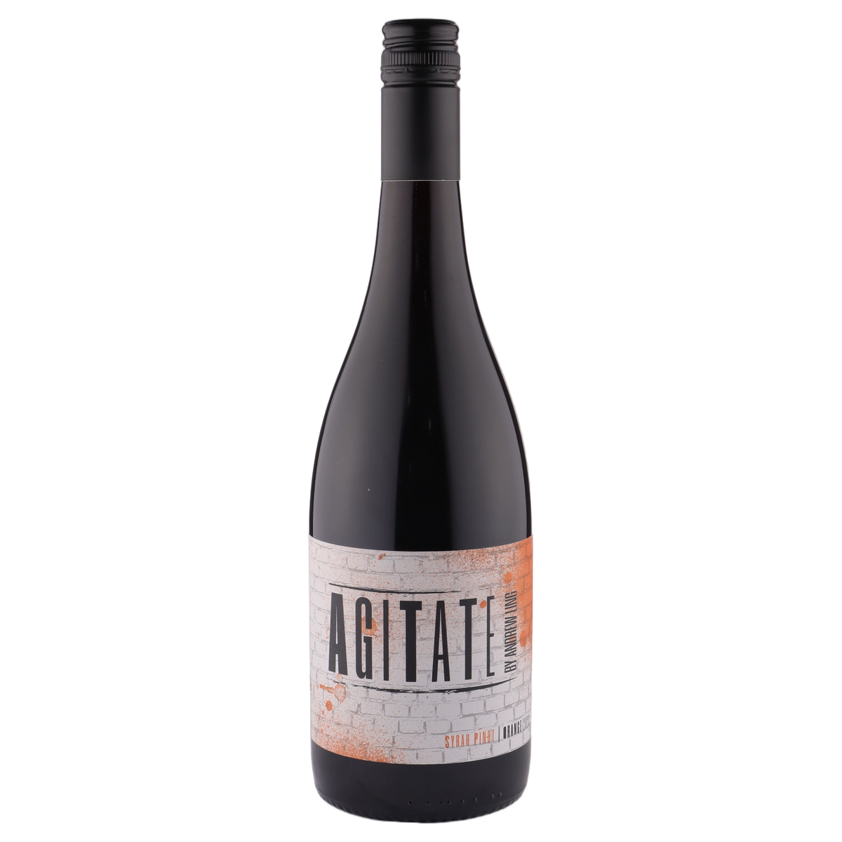 A bottle of Agitate Syrah Pinot 2023 750ml Red Wine