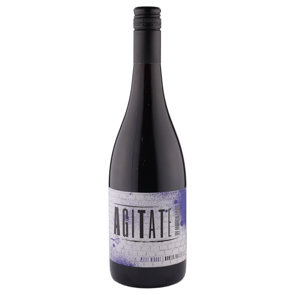 A bottle of Agitate Petit Verdot 2023 750ml Red Wine