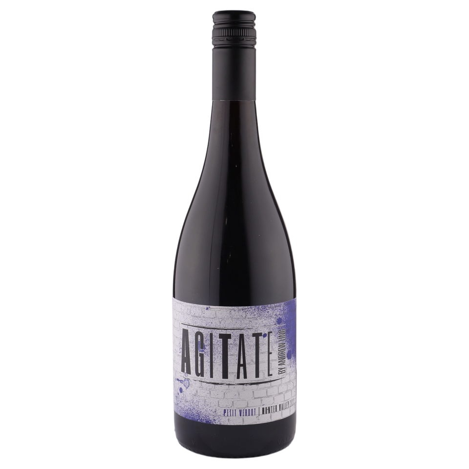 A bottle of Agitate Petit Verdot 2023 750ml Red Wine