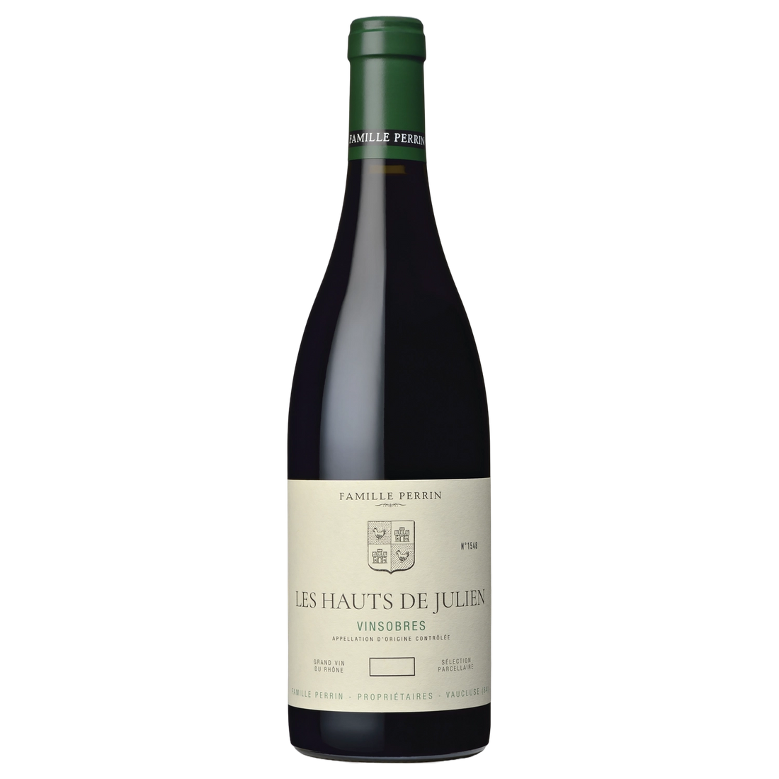 A bottle of Famille Perrin Vinsobres Les Hauts de Julien Vieille Vignes 2022 750ml Red Wine