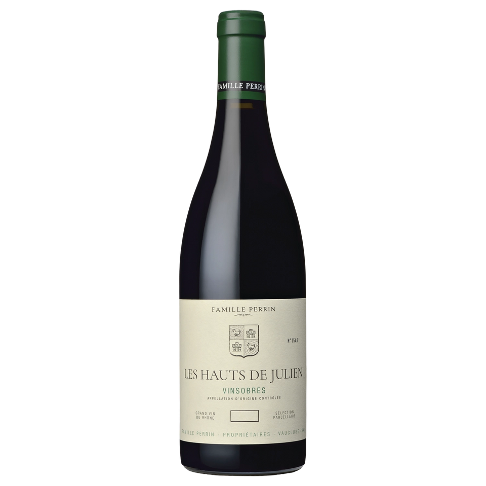A bottle of Famille Perrin Vinsobres Les Hauts de Julien Vieille Vignes 2022 750ml Red Wine