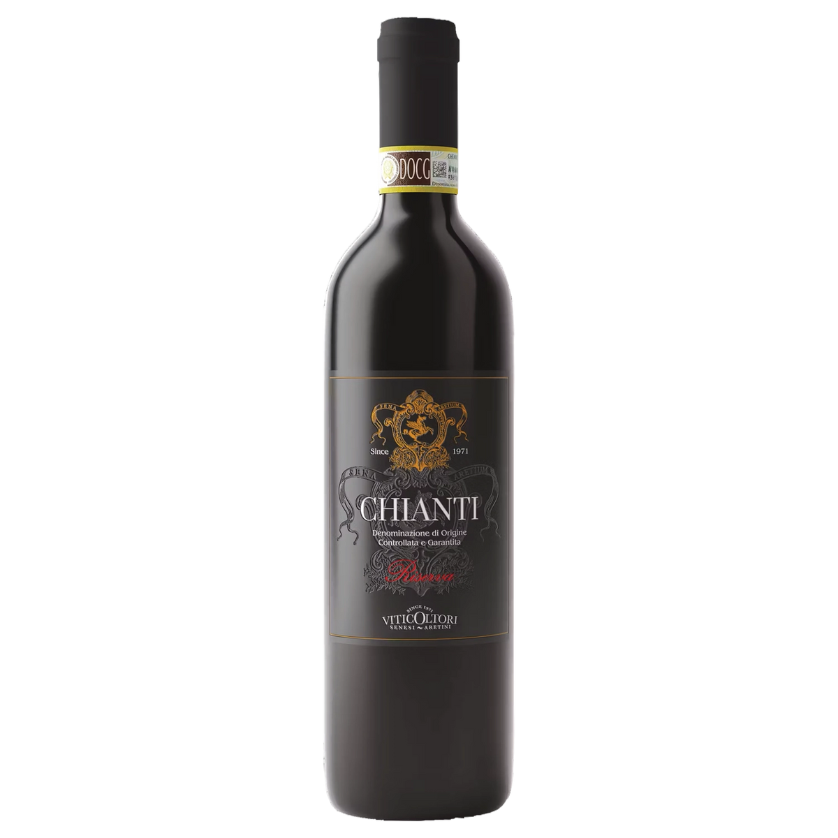 A bottle of Cantina Viticoltori Senesi Aretini Chianti Riserva 2022 750ml Red Wine