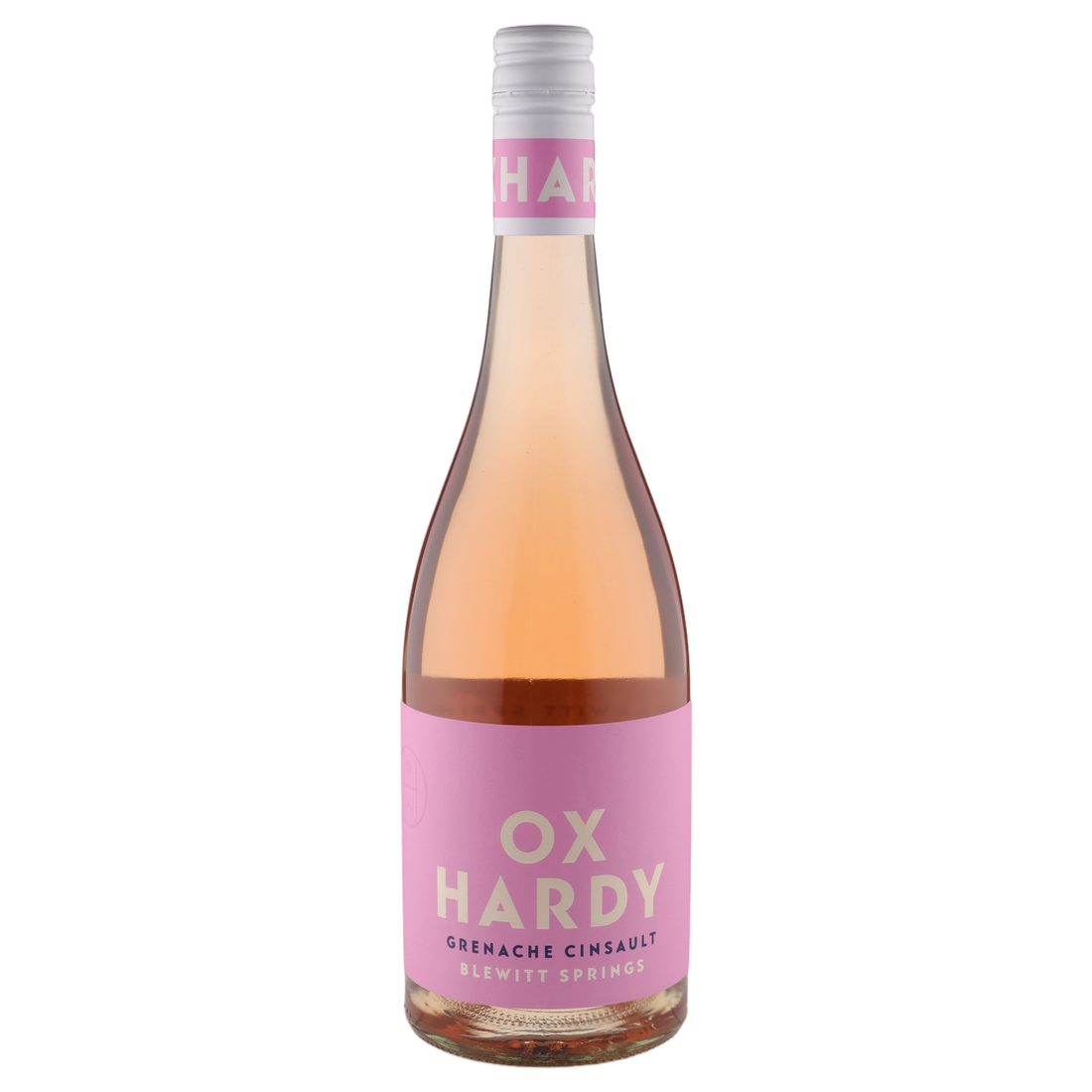 A bottle of Ox Hardy Blewitt Springs Grenache Cinsault Rose 2025 750ml Red Wine