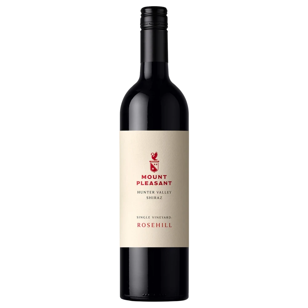 A bottle of Mount Pleasant Rosehill Shiraz 2024 750ml Red Wine