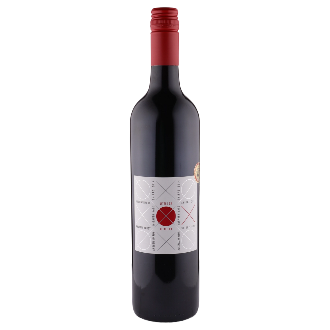 A bottle of Ox Hardy Little Ox Shiraz 2014 750ml Red Wine